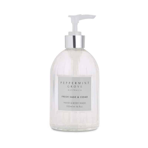 Peppermint Grove Fresh Sage and Cedar Hand and Body Wash