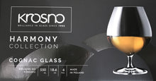 Load image into Gallery viewer, Krosno Harmony 550ml Cognac Glass
