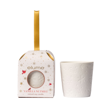 Load image into Gallery viewer, Elume Ornamental Vanilla Nutmeg Soy Candles
