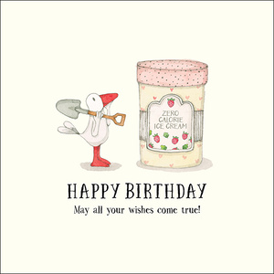 Twigseeds Card - Happy Birthday. May All Your Wishes Come True.