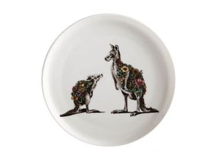 Marini Ferlazzo Australian Families Plate 20cm Kangaroo & Joey Gift Boxed