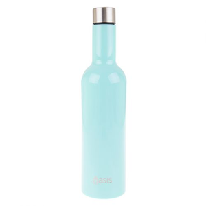 Oasis Stainless Steel Double Wall Insulated Wine Traveller 750ml - Spearmint