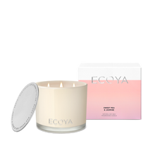 Load image into Gallery viewer, Ecoya Sweet Pea and Jasmine Natural Soy Wax Candle
