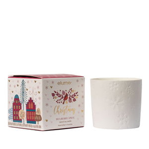 Elume Elegant Christmas Mulberry Spice Soy Candles