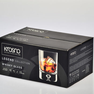 Krosno Legend Whisky Glass 250ml 6pc