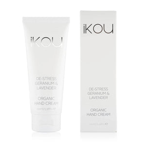 iKOU De-stress Geranium& Lavender Organic Hand Cream