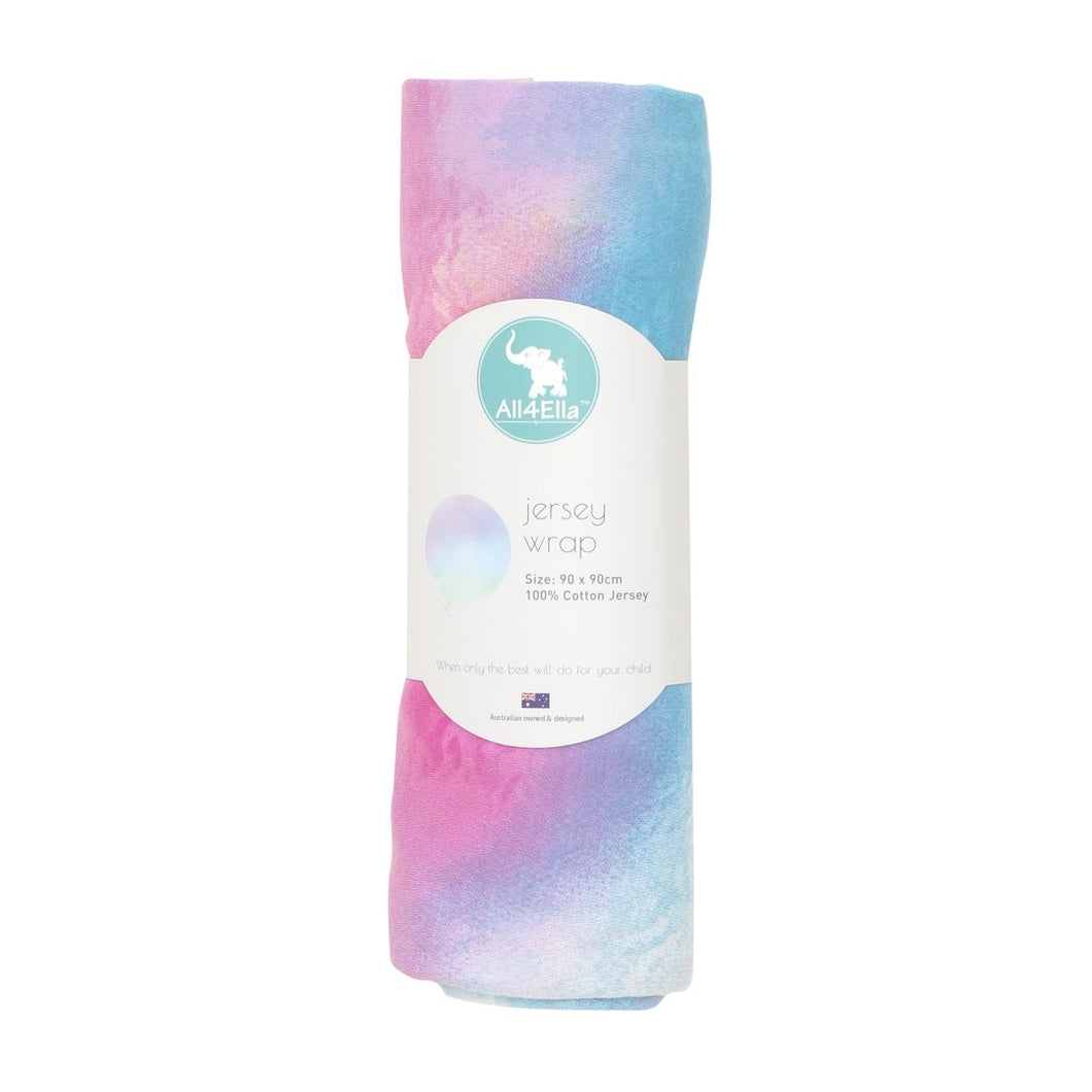 All4Ella Jersey Wrap -Tie Die