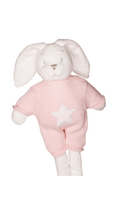 Gingerlilly Rabbit Toy Pink Star Romper