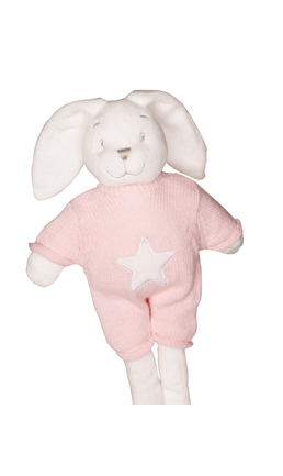 Gingerlilly Rabbit Toy Pink Star Romper