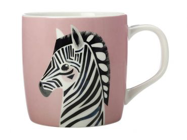 Pete Cromer Wildlife Mug 375ml Gift Boxed - Zebra