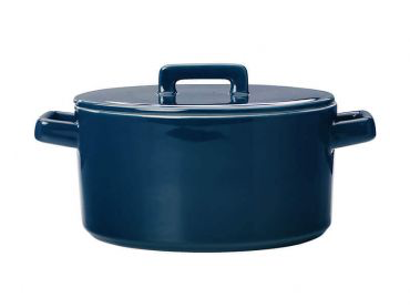 Epicurious Round Casserole 1.3L Teal Gift Boxed
