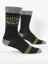 Load image into Gallery viewer, Blue Q Socks - Selective Hearing Specialist
