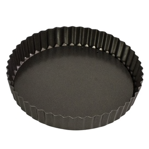 Bakemaster Loose Base Non-Stick Round Flan/Quiche Pan (20cm x 3.5cm)