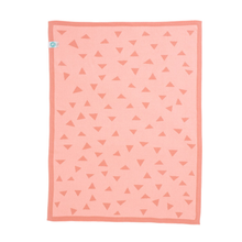 Load image into Gallery viewer, All4Ella Knitted Blanket - Triangle Pink
