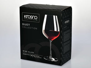 Krosno Duet Red Wine Glass 700ml Set of 2 Gift Boxed