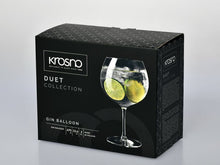 Load image into Gallery viewer, Krosno Duet Gin Balloon 670ml Set of 2 Gift Boxed
