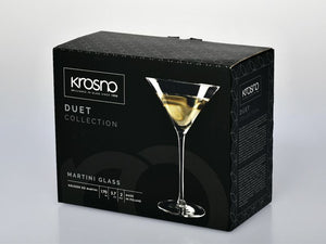 Krosno Duet Martini Glass 170ml Set of 2 Gift Boxed
